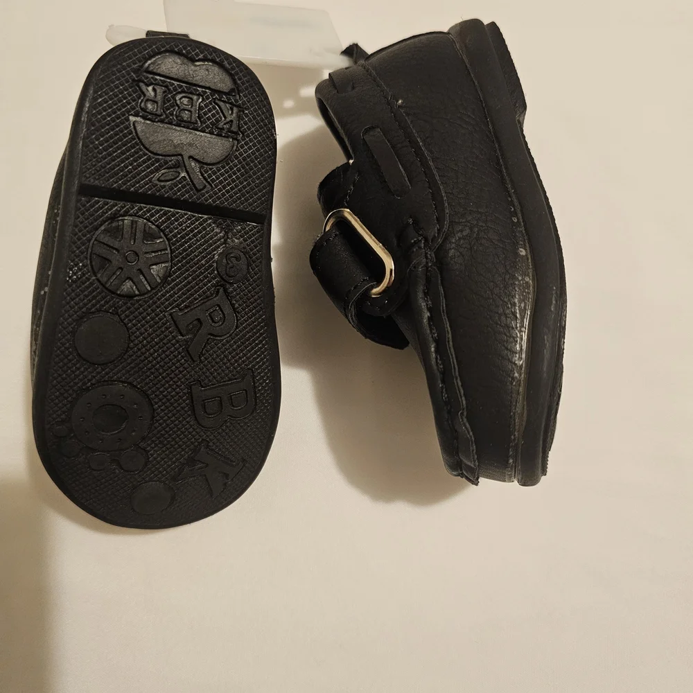 Classic Black Baby Walker Shoes